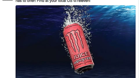 Monster Energy Pipeline Punch 7-Eleven Facebook Update