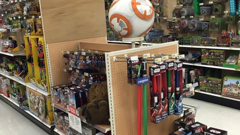 Target Star Wars Endcap Display