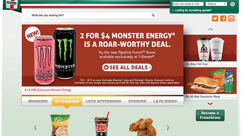 7-Eleven Monster Energy Pipeline Punch Carousel Ad
