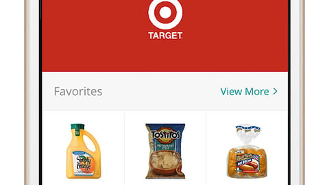 Target Instacart Mobile Screen