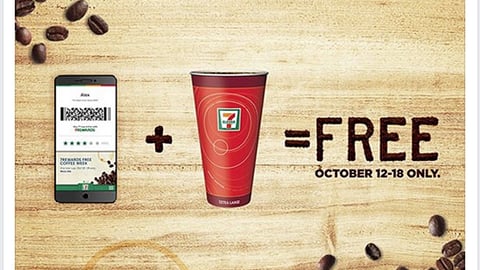 7-Eleven 'Free Coffee Week' Facebook Update