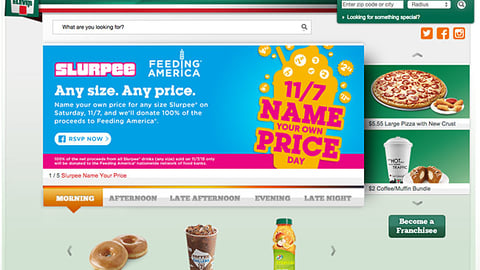 7-Eleven ‘Name Your Own Price Day’ Carousel Ad