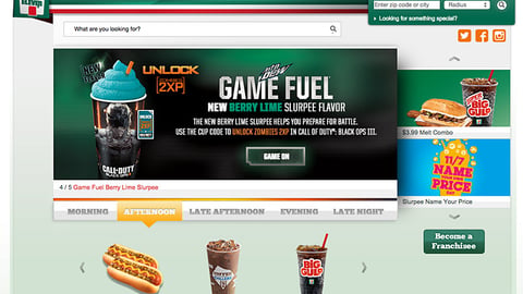 7-Eleven Mountain Dew Slurpee Carousel Ad