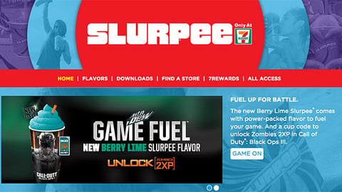 7-Eleven Mountain Dew Slurpee Carousel Ad