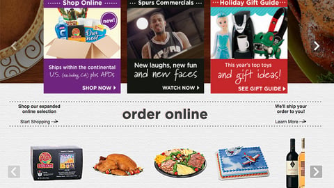 H-E-B 'Shop Online' Carousel Ad