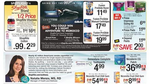 ShopRite Gillette ‘Spectre’ Circular Feature