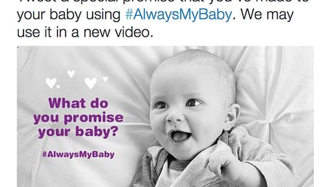 Stop & Shop Always My Baby Twitter Update
