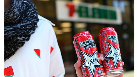 7-Eleven Rockstar Pure Zero Watermelon Twitter Update