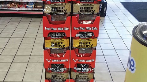 Jack Link's Circle K Jerky Day Floorstand