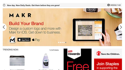 Staples Makr Carousel Ad