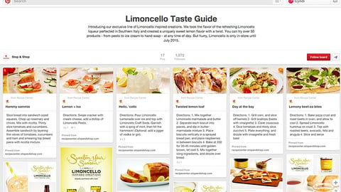 Stop & Shop Limited Time Originals 'Taste Guide' Pinterest Board