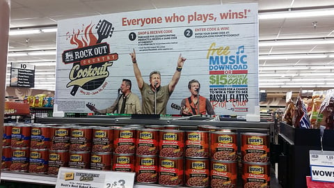 Food Lion Bush's 'Rock Out Country Cookout' In-Line Display