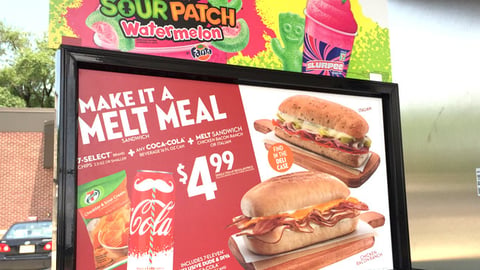 7-Eleven Sour Patch Watermelon Slurpee Frame Topper