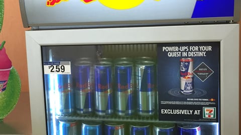 Red Bull 7-Eleven 'Destiny' Cooler Cling