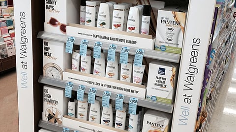Pantene Walgreens 'Haircast' Endcap