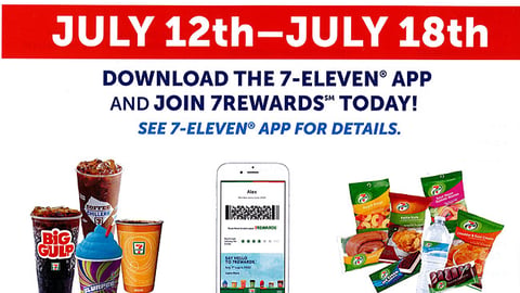 7-Eleven '7Rewards Week' Handout 