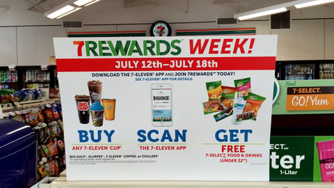 7-Eleven '7Rewards Week' In-Line Header