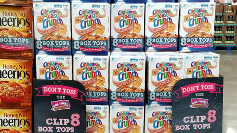 General Mills BJ's 'Box Tops' Pallet Displays