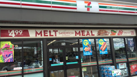 7-Eleven Coke 'Melt Meal' Banner