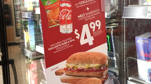 7-Eleven Coke 'Melt Meal' Violator