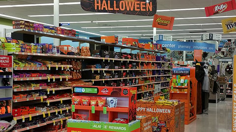 Walgreens Halloween Seasonal Aisle
