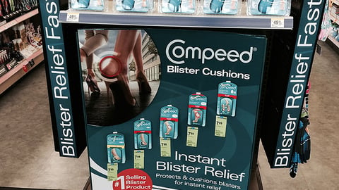 Compeed Walgreens Endcap
