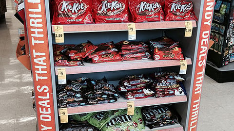 Walgreens 'Candy Deals' Halloween Endcap