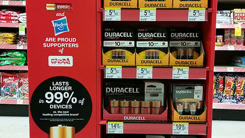 Duracell 'Power Your Holiday Season' Floorstand