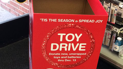 Walgreens 'Toy Drive' Dump Bin