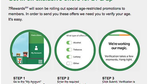 7-Eleven 'Verify Your Age' Email