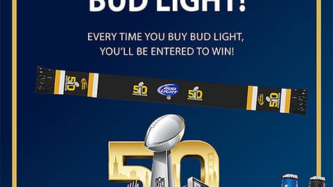 7-Eleven Bud Light 'Super Bowl 50' Sweeps