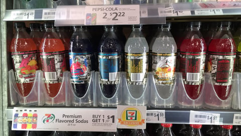 7-Select Jones Soda Shelf Sign