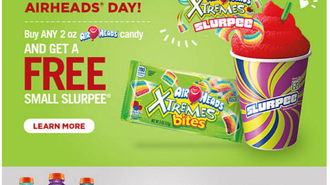 7-Eleven 7Rewards ‘Airheads Day’ Email Ad