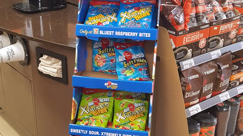 Airheads Xtremes Bites 7-Eleven ‘Bluest Raspberry’ Floorstand