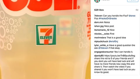 7-Eleven ‘The Fizz’ Instagram Update