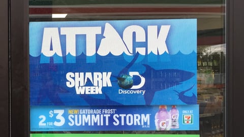 Gatorade Frost Summit Storm 7-Eleven Window Cling