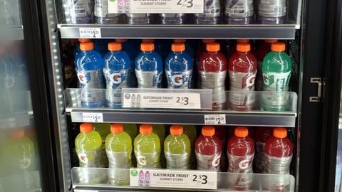 Gatorade Frost Summit Storm 7-Eleven Price Signs