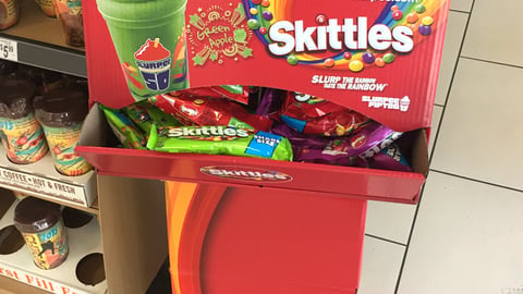 Skittles Slurpee 'Slurp The Rainbow' Floorstand