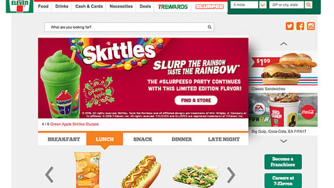 7-Eleven Skittles ‘Slurp The Rainbow’ Carousel Ad