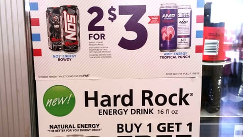 7-Eleven ’Exclusive Energy Drinks’ Cooler Cling