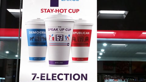 7-Eleven ‘7-Election’ Window Poster
