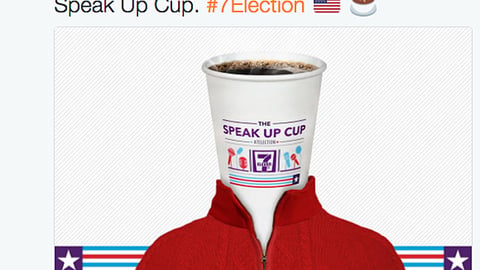 7-Eleven ‘Speak Up Cup’ Twitter Update