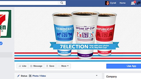 7-Eleven ‘7Election’ Facebook Cover
