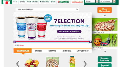 7-Eleven ‘7Election’ Carousel Ad