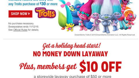 Kmart ‘Trolls’ Email Ad
