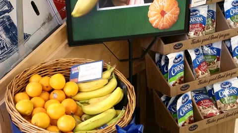 Stop & Shop ‘Free Fruit’ Stanchion Sign