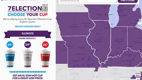7-Eleven ‘Choose Your Cup’ Landing Page