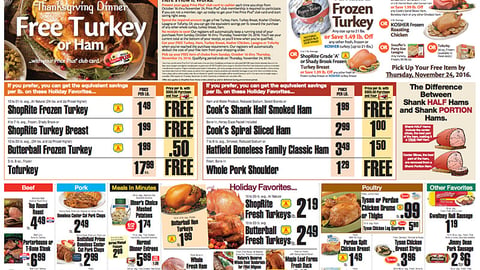 ShopRite ‘Free Turkey’ Feature