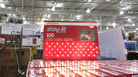 Sylvania Costco ‘Holiday Savings’ Price Sign