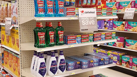 Target Cartwheel Oral Care Endcap